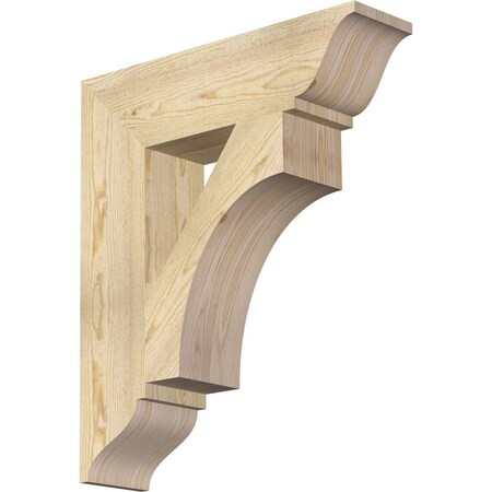 Ekena Millwork Westlake Traditional Rough Sawn Bracket, Douglas Fir, 6"W x 24"D x 28"H BKT06X24X28WTL01RDF